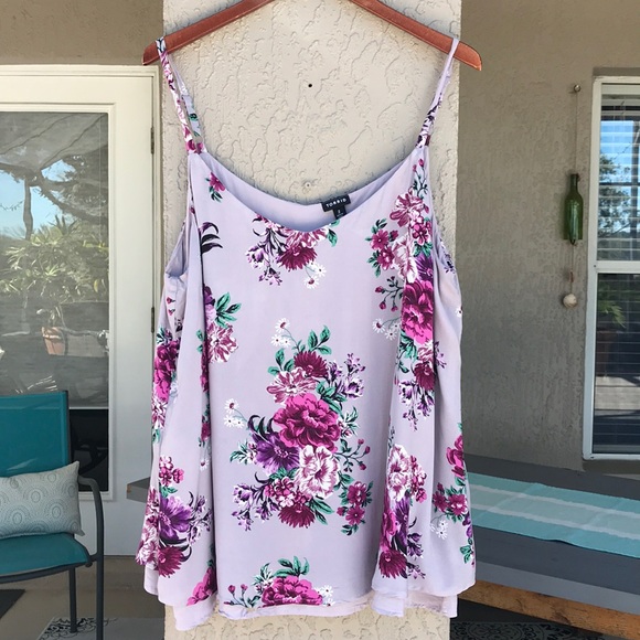 torrid Tops - Torrid, floral tank top/cami.